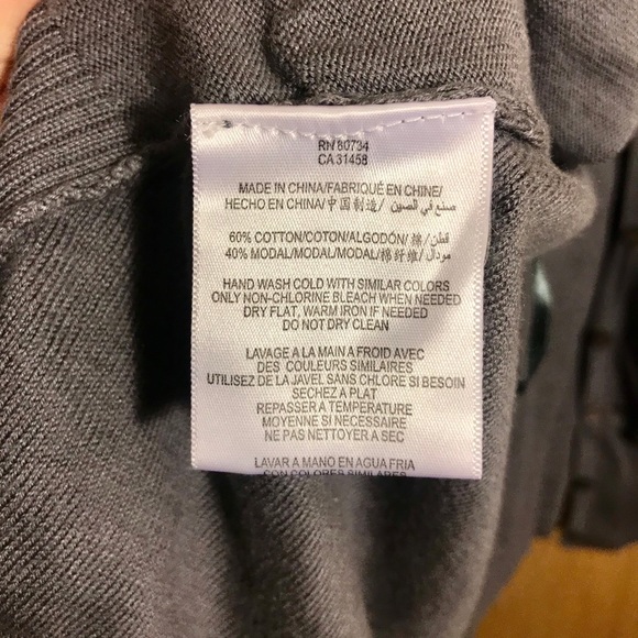 BCBGeneration grey studded pocket cardigan Size small - Picture 5 of 7